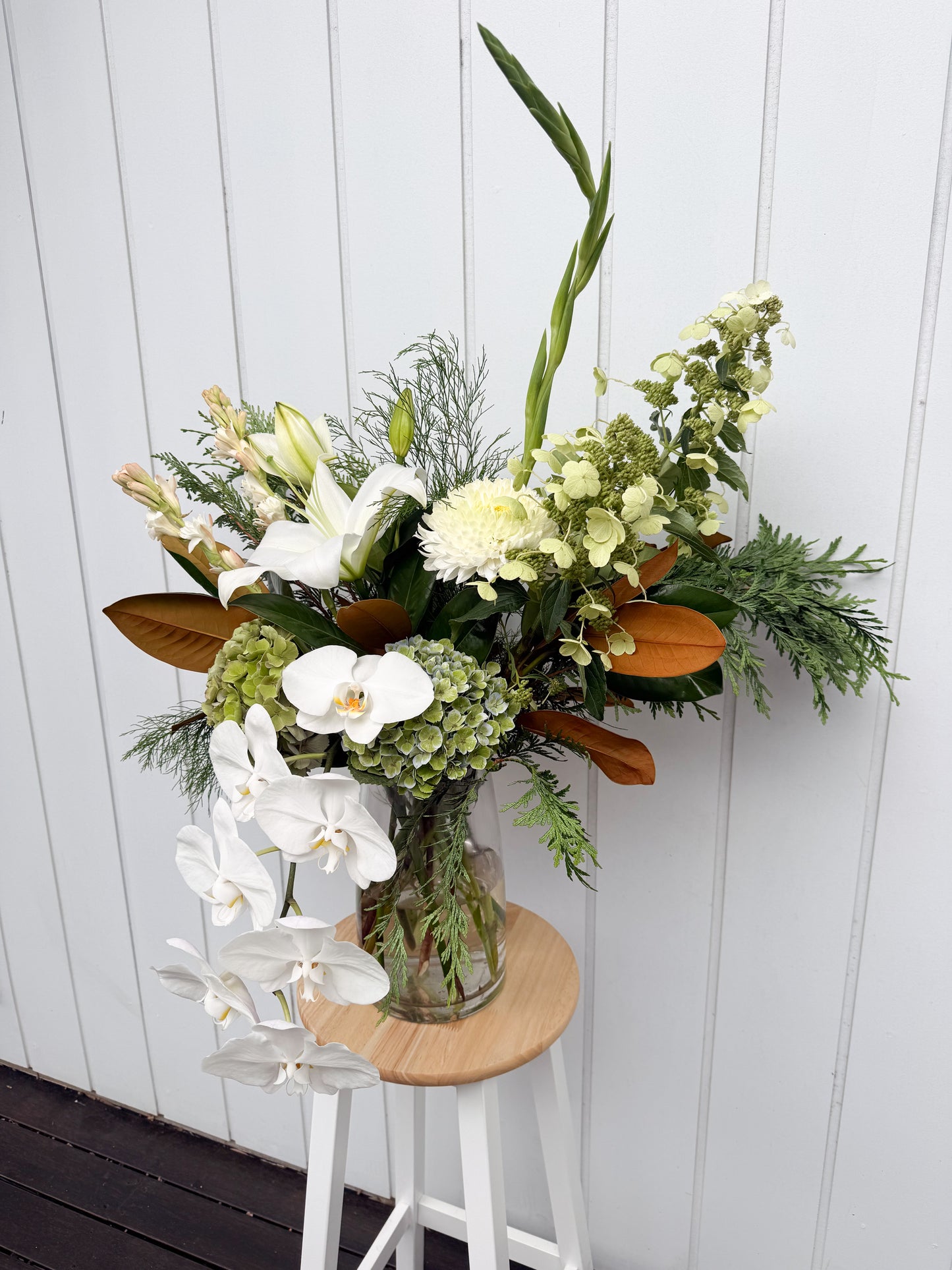 Luxe vase florals , Brisbane delivery