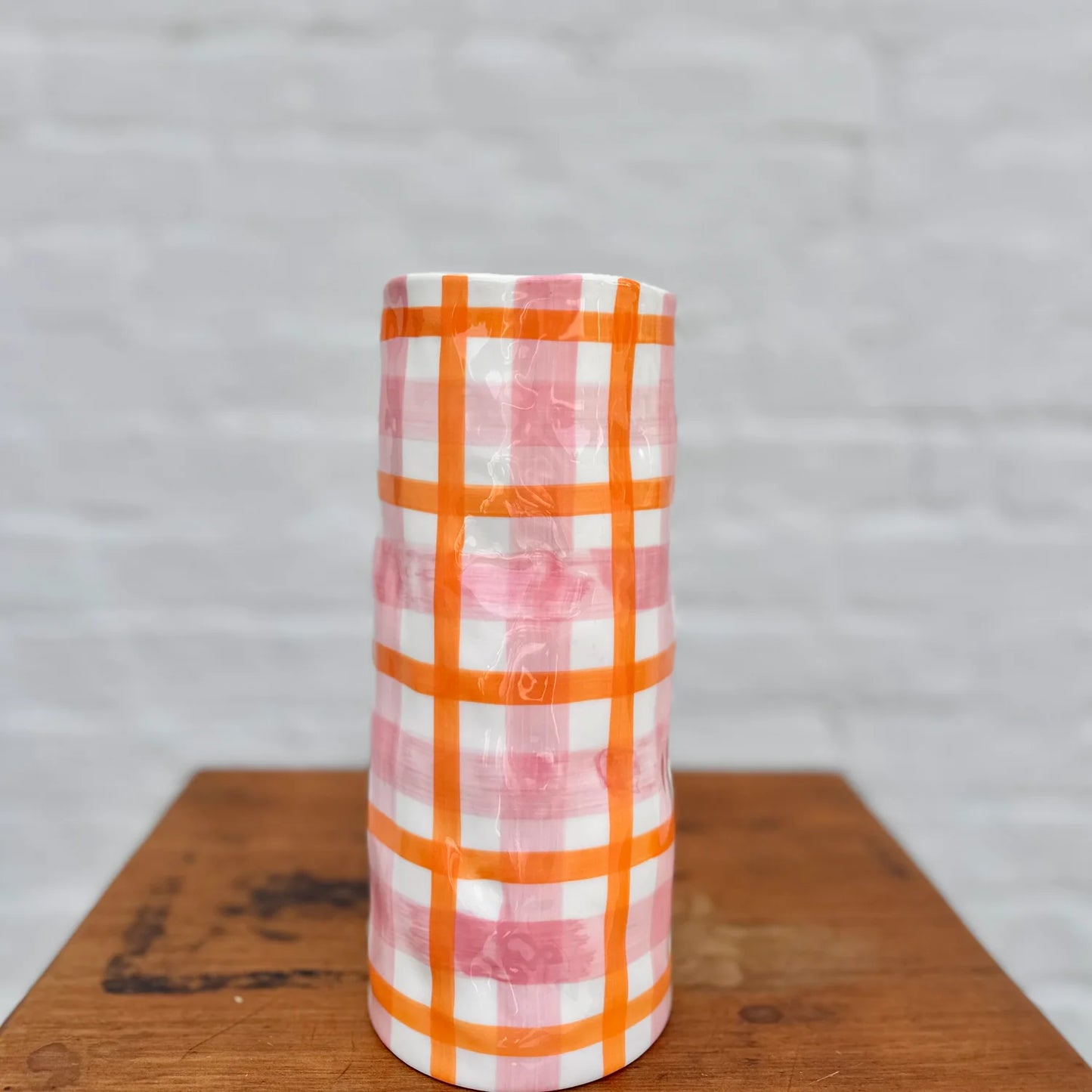 Medium Vase - Pink & Orange