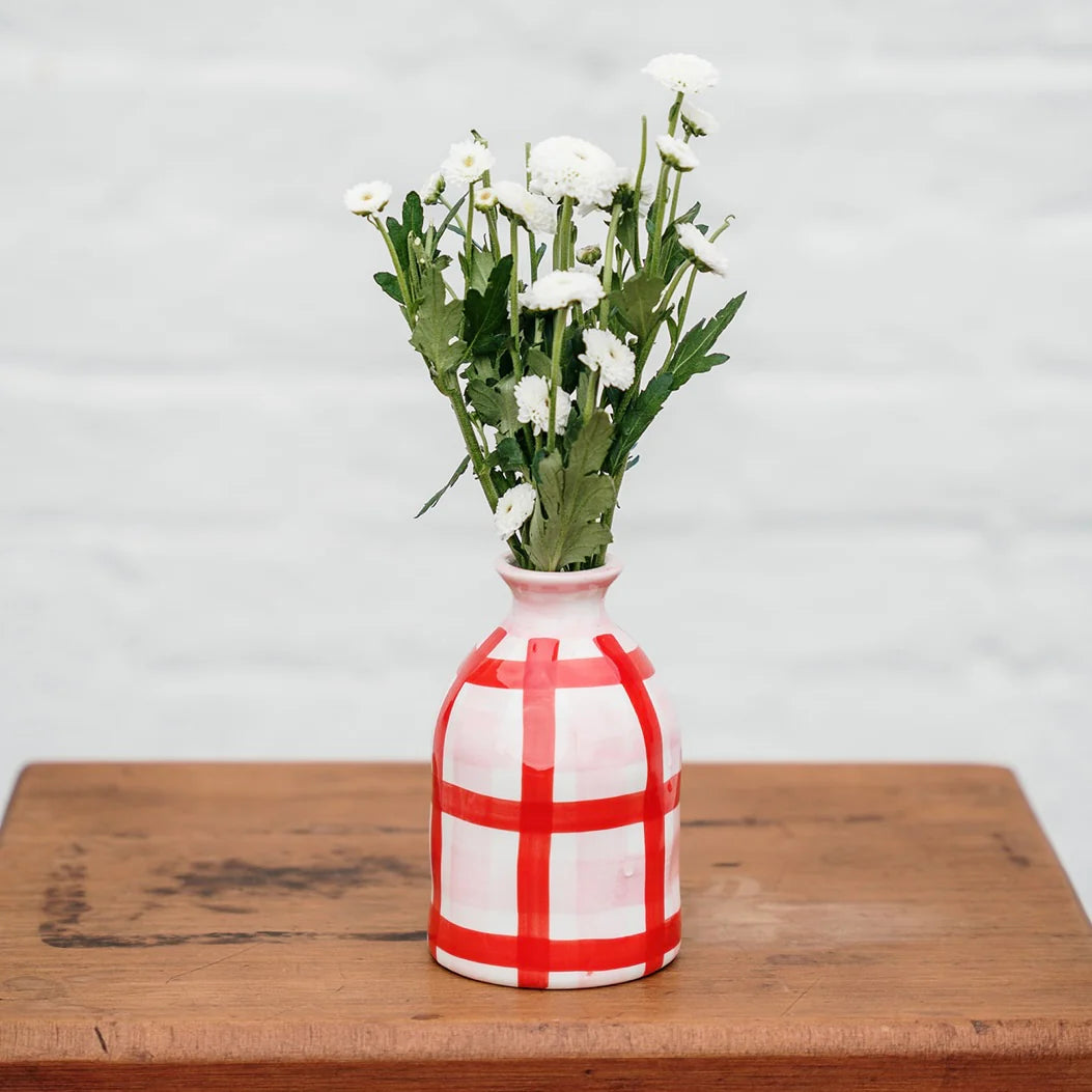 Bud Vase - Pink & Red