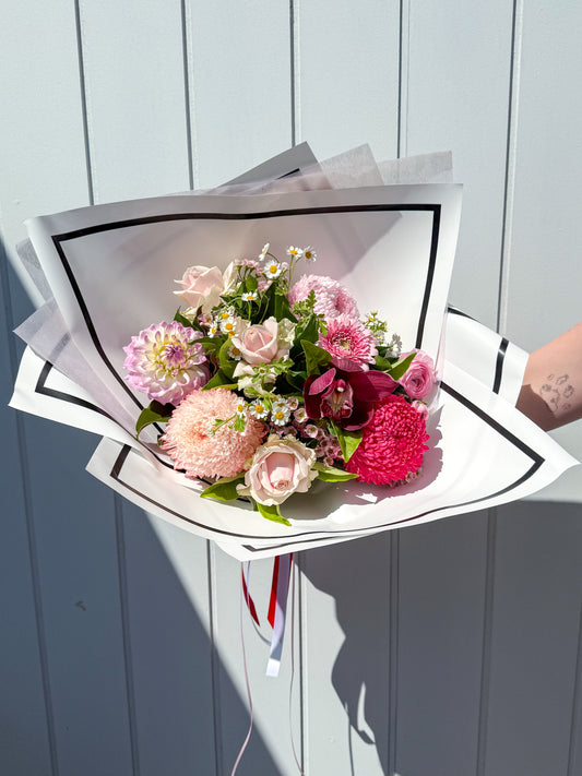 Blush & Red Velvet Bouquet