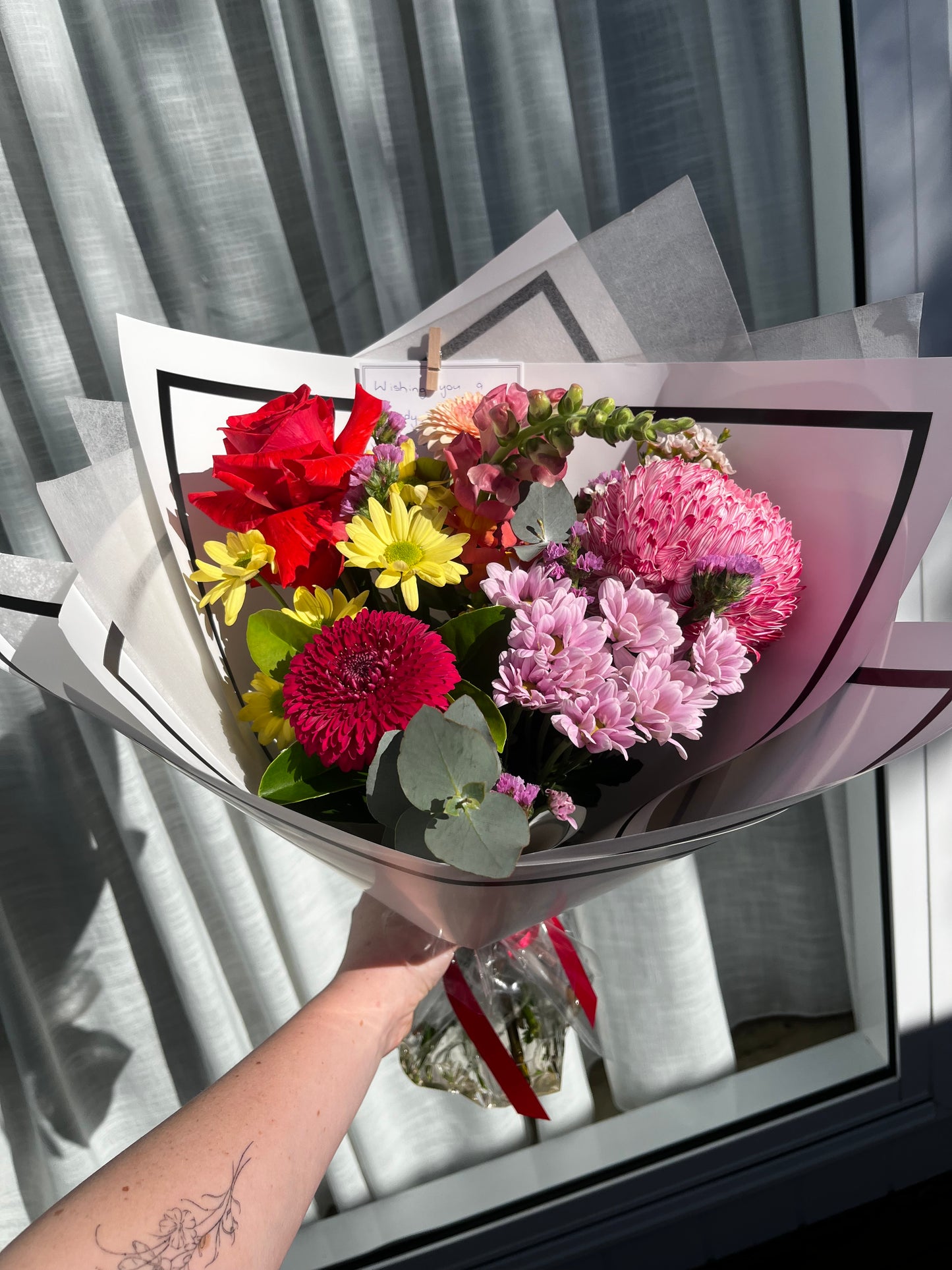 Bright and bubbly bouquet , Brisbane delivery 