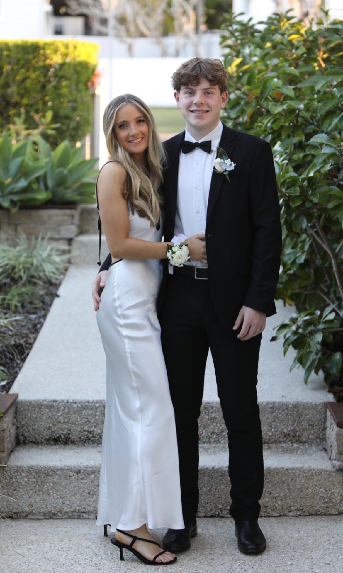 Corsage and buttonhole , elastic band. Brisbane delivery 