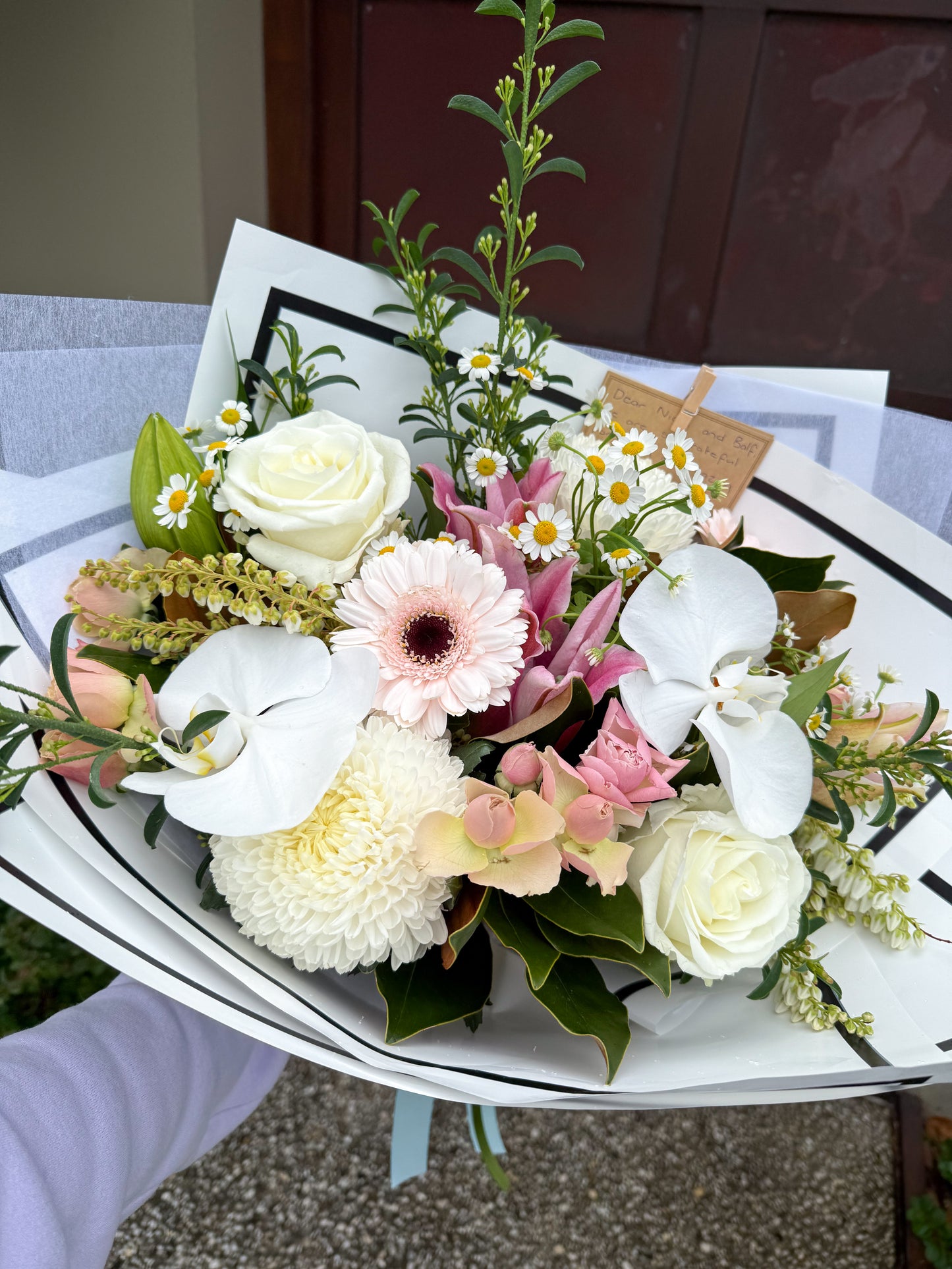 Mega Cute and Pastel with orchid , Brisbane delivery 