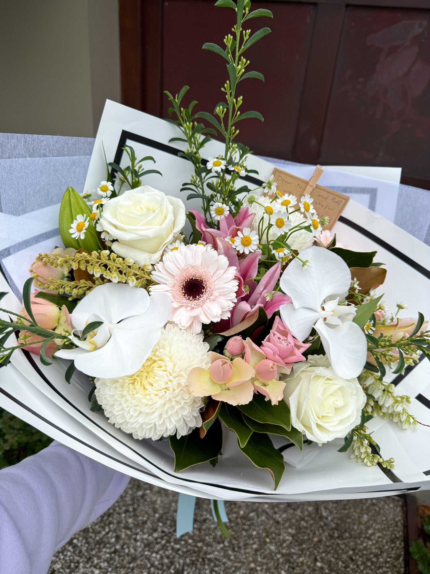 Mega Cute and Pastel with orchid , Brisbane delivery 