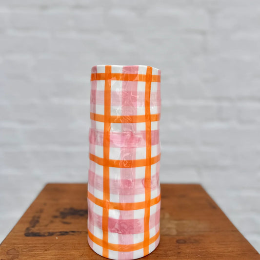 Medium Vase - Pink & Orange